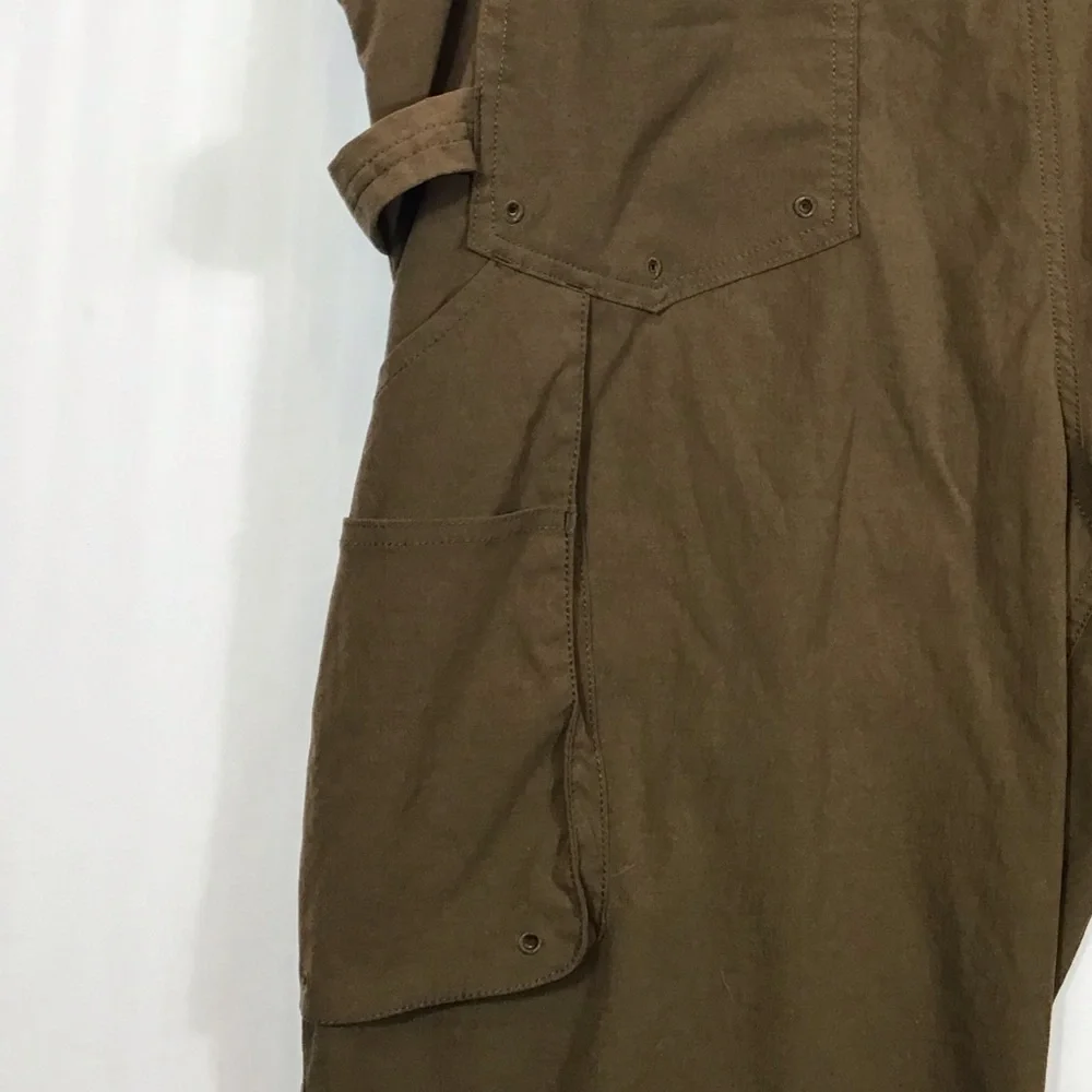 Duluth Trading Co Womens Heirloom Gardening Bibs Size L Overalls Stretch Nylon - Picture 5 of 16
